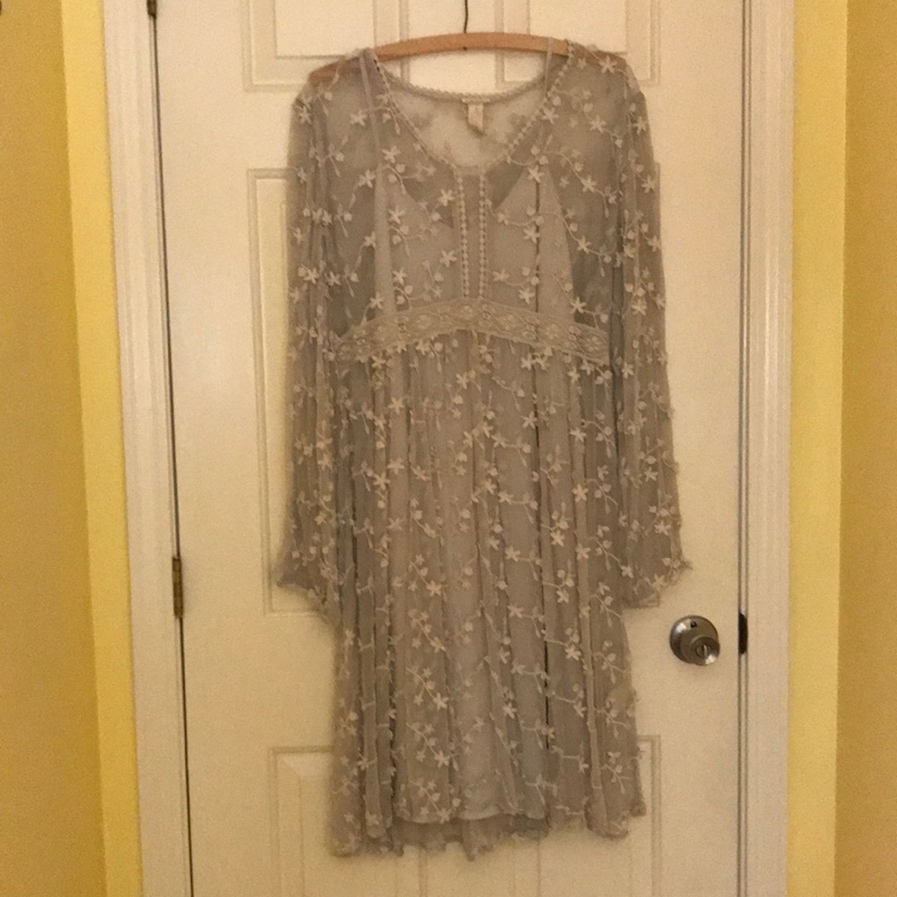 Sundance Sheer Floral Spring Dress